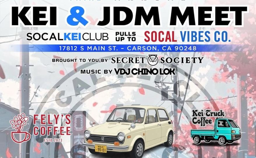 SoCal Kei And JDM Car Meet partial flyer 2026